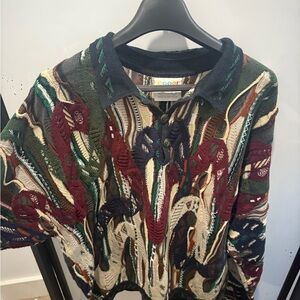 COOGI Men's Multicolor Button Down Shirt